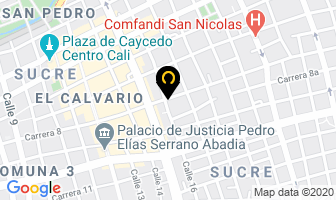 Mapa de Distriespumas El Mocho en Cali