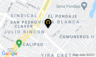 Mapa de Distrifharma Medicamentos en Cali