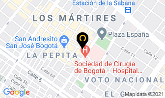 Mapa de Distriloly Nasantex en Bogotá D.C