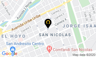 Mapa de Distriluz Del Valle Ltda. en Cali