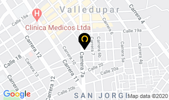 Mapa de Distrimangueras Del Cesar en Valledupar