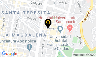 Mapa de Distrimedica J.c. en Bogotá D.C