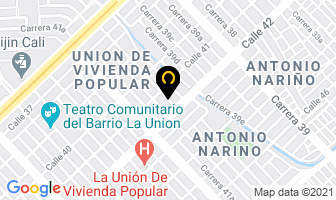 Mapa de Distrimuebles Contreras en Cali