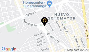 Mapa de Distrioxígeno en Bucaramanga