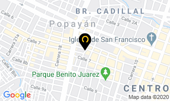 Mapa de Distripañales Popayán en Popayán