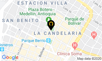 Mapa de Distriplast en Medellín