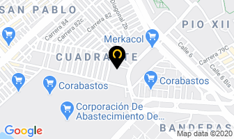 Mapa de Distripollos Lauralejandra en Bogotá D.C
