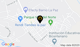 Mapa de Distriquesera Del Norte en Popayán