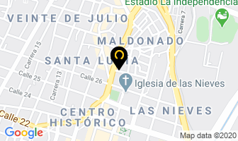 Mapa de Distriquímicos en Tunja