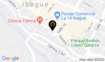 Mapa de Distririco en Ibagué