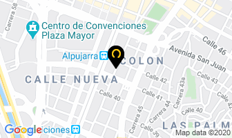 Mapa de Distriruedas L.g. Ltda. en Medellín