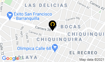 Mapa de Distrisercar S.a.s. en Barranquilla
