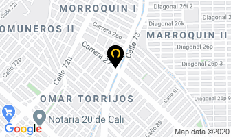 Mapa de Distrito Motos Suzuki en Cali