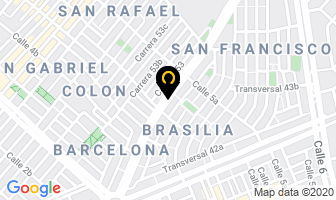 Mapa de Distritoners en Bogotá D.C