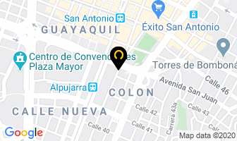 Mapa de Distrivelez en Medellín