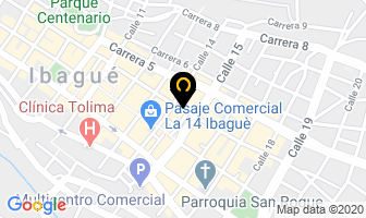 Mapa de Distrivida Y Salud en Ibagué