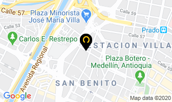 Mapa de Distrividrios Antioquia en Medellín