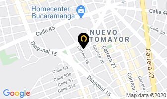 Mapa de Ditelsoft en Bucaramanga