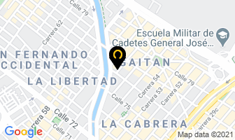 Mapa de Divali en Bogotá D.C
