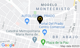 Mapa de Divanos Opticas en Barranquilla