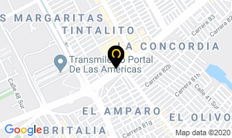 Mapa de Diversiones Colombia S.a. en Bogotá D.C