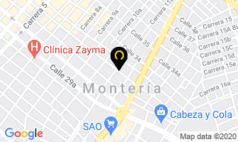 Mapa de Divertilandia en Montería