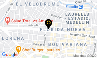 Mapa de Divimarcas Ltda en Medellín