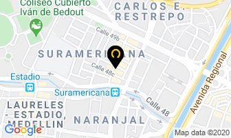 Mapa de Divisas Los Sauces en Medellín