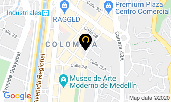 Mapa de Diwafer en Medellín