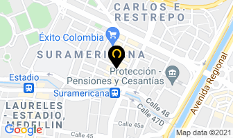 Mapa de Dj partes de pc en Medellín