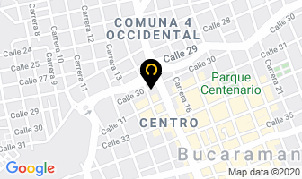 Mapa de Djm Herrajes en Bucaramanga