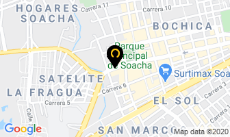 Mapa de D´kabellos en Soacha