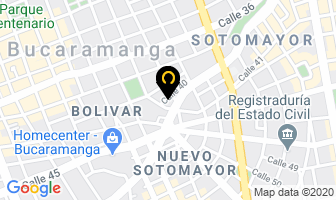 Mapa de D´lunais en Bucaramanga