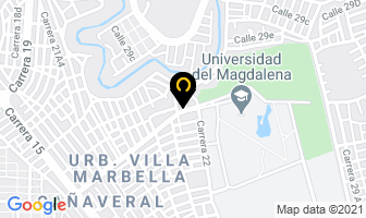 Mapa de Doble Click Servicios en Santa Marta