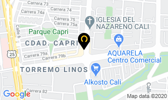 Mapa de Doble Via Comunicaciones E.u en Cali