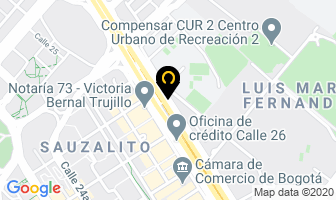 Mapa de Doctorakí.com en Bogotá D.C