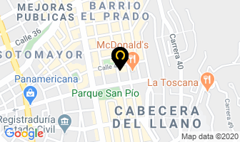 Mapa de Docuxer Ltda. en Bucaramanga