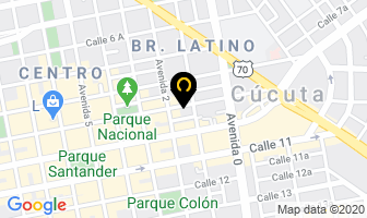 Mapa de Domiciliarios Express en Cúcuta