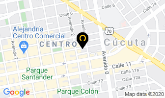 Mapa de Domiciliarios Pacho Express en Cúcuta