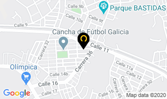 Mapa de Domicilios José en Santa Marta