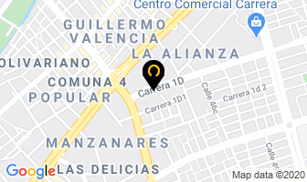 Mapa de Domicilios La Brasa Roja en Cali