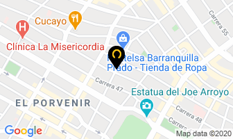 Mapa de Domicilios Rosemberg en Barranquilla