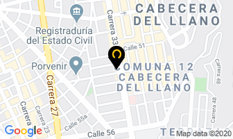 Mapa de Dominiosenlinea.com en Bucaramanga