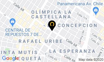 Mapa de Domos & Cielorasos en Bogotá D.C