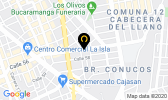 Mapa de Don Champiñon en Bucaramanga