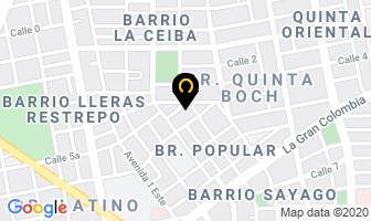 Mapa de Don Garbanzo en Cúcuta