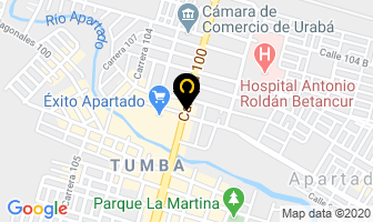 Mapa de Don Hotel en Apartadó