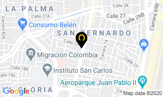 Mapa de Don Pan en Medellín