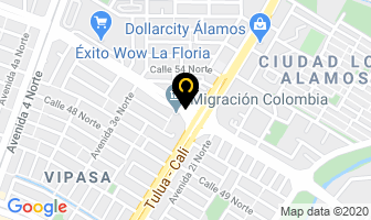 Mapa de Donde Julio en Cali