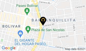 Mapa de Donde Leda en Barranquilla